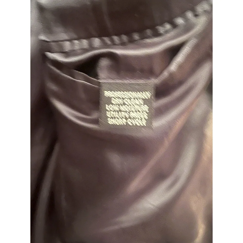 Men's Jos A. Bank Dark Gray Pinstripe Two-Button Sport Coat‎ 40 R Regular Fit